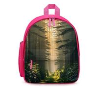 FHESDCW The Tyndall Effect Backpack for Men Women, Durable Small Bookbag Lightweight Daypack for Travel, Hiking, Pink-style, One Size, Daypack Backpacks