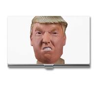 FHESDCW US Presidential Officials Business Card Holder for Men & Women, Professional Card Case with Buckle Style Shut, Compact And Portable Metal Case for Office Workers, style, One Size, Classic