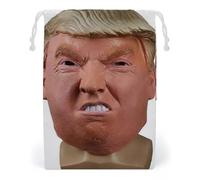 FHESDCW US Presidential Officials Drawstring Bag Canvas, Reusable Travel Jewelry Pouches, Washable Storage Bags for Gift, Candy, Cosmetics 12 * 18cm