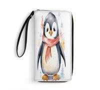 FHESDCW Women Leather Wallet Cute Cartoon Animal Small Wallet Multi Mini Card Holder Organizer Ladies Wristlet with Card Slots ID Window Zipper Coin Purse, style, 19.7x10.5cm