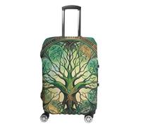 FHESDCW World Tree Luggage Covers for Suitcases, Washable Travel Accessories, Anti-Scratch & Dust Protection Suitcase Cover Protector Fits 19-32 Inch Luggage, Style, L, Classic