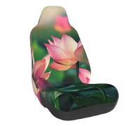FHESDMN Lotus Flowers Printed Car Seat Covers-Universal Elastic Auto Chair Covers,Automobile Interior Cars Accessories,Front Seat Cover For Most Cars,Sedan,Suv