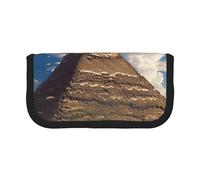 FHESDMN Pyramids of Egypt Printed Large Capacity Pencil Case Pen Bag,Stationery Storage Bag Organizer for Boys Girls School & Office Supplies