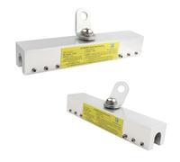 FHFallArrest Standing Seam Roof Anchor Clamp with 360° Swivel Point | Rugged, Reusable & Compact | OSHA & ANSI Compliant Steel Anchor | Strength Rating: 5,000 lbs | Bolts and washers Included