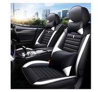 FHFB Car Seat Cover Sets Car Seat Cover For CRV For Fit For Jazz For Accord For Civic For Odyssey For Pilot For Vezel For Stream For Shuttle CAR Protectors Auto Parts(Luxury Black White)