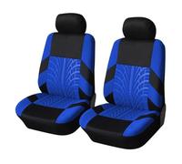 FHFB Car Seat Cover Sets Car Seat Covers Front Back Full Set Blue Universal For KIA For SPORTAGE Protectors Auto Parts(Front part)