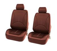 FHFB Car Seat Cover Sets Custom Leather Car Seat Cover For NISSAN For Paladin For KICKS For MAXIMA For Murano For LANNIA Protectors Auto Parts(2 seat brown)