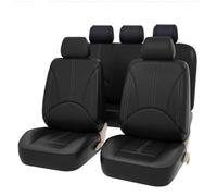 FHFB Car Seat Cover Sets Custom Leather Car Seat Cover For NISSAN For Paladin For KICKS For MAXIMA For Murano For LANNIA Protectors Auto Parts(5 seat black)
