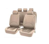 FHFB Car Seat Cover Sets Custom Leather Car Seat Cover For NISSAN For Paladin For KICKS For MAXIMA For Murano For LANNIA Protectors Auto Parts(5 seat beige)