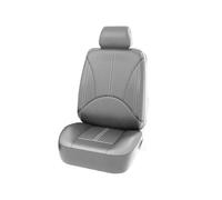FHFB Car Seat Cover Sets Custom Leather Car Seat Cover For NISSAN For Patrol For Sunny For QUEST For Terra For Navara NV200 Protectors Auto Parts(1 seat grey)