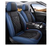 FHFB Car Seat Cover Sets Universal Style 3D Car Seat Covers For Hyundai For I40 Interior Accessories Protectors Auto Parts(Black BLUE)