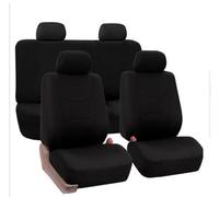 FHFB Seat Cover Sets Cloth Car Seat Cover For Hyundai For Grand I10 I20 I30 I40 Ix35 For Ionia For Kona for Santa Fe Protectors Auto Parts(Black)