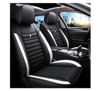 FHFB Seat Cover Sets Universal Car Seat Cover For Chevy For Cruze For Blazer For Captiva For Camaro For Aveo For Malibu Protectors Auto Parts(Black White)