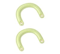 FHGSPQWM 2Pcs Stylish Curved PU Bag Handle Strap Replacement for Comfort and Durability for Creators and Fashion Individuals Curved Handle