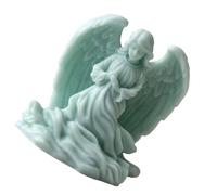 FHGSPQWM 3D Winged Girl Sculpture Silicone Molds for Epoxy Resin Soap Making Fondant Molds for Chocolate Candy Food Grade Mold