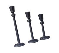 FHGSPQWM 3Pcs Staggered Iron Holders Modern Design Holiday Table Decoration for 3 / 4inch Indoor and Outdoor Use Modern Stick Holders