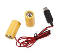 FHGSPQWM 3V LR14 C Battery Eliminators Replace 2Pc 1.5V C for LED Light Electronic Toy Camera Accessories Eliminators Usb Power Adapter
