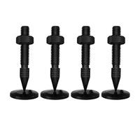 FHGSPQWM 4pcs Easy Installation Metal Speakers Isolation Spikes Shock Absorbers Feet Pad Compatibility for Various Sound Equipment Vibrations Dampening Pad