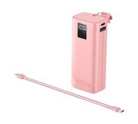 FHGSPQWM ABS Battery Chargers Case with Color Display and PD22.5W Fast Charging Real Time Mobile Power Boxes Battery Chargers Case