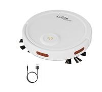 FHGSPQWM Automatic Floor Cleaning Robot 1200mAh Quiet ABS Texture Body USB Charging Texture for Tight Space and Corners Robot Floor Cleaner with USB Charging