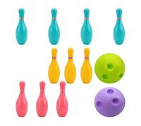 FHGSPQWM Children Bowling Toy Set for Indoor Family Fun and Coordination Skill with Bright Color Indoor Entertainment Activity Preschool Bowling Set Toy