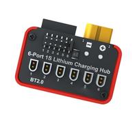 FHGSPQWM Compact 6-in-1 Device BT2.0 PH2.0 for Various Cell Types Fast Charging Rechargeable Packs for Racing and Photography