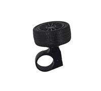 FHGSPQWM Compacts Waterproofed Bicycles Bells with Rotating Tire and Clear Ringing Sound for Easy Installation on Bikes Bells