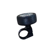 FHGSPQWM Compacts Waterproofed Bicycles Bells with Rotating Tire and Clear Ringing Sound for Easy Installation on Bikes Bells