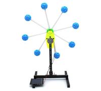 FHGSPQWM Creative Solar Power Rotating Skywheel Craft Project Science Toy for School Student Early Learning Mechanical Education Science Project Toy for Kids