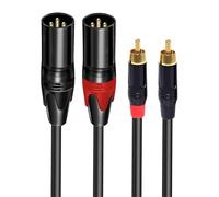 FHGSPQWM Double Male To Double Female Cable 1m Crowded Plaited Coat Gold Veneered Couplings For Hello If Arrangements Enhancers Media Room Cable