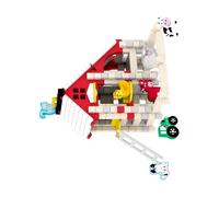 FHGSPQWM Educational Wooden Building Blocks Set for Fosters Creativity and Spatial Awareness Natural Wood Construction City Toy