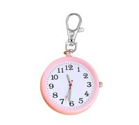 FHGSPQWM Ergonomic Unisex Keychain Pocket Watch with Large Clear Number for Easy Reading Design Outdoor Travel Essential Shatterproof Glass Keychain Watch