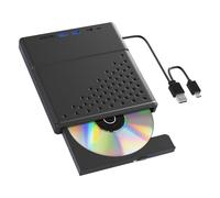 FHGSPQWM External CDs DVDs Drive for Laptop USB3.0 2.0 Type C CDs DVDs Player for Laptop ROM Disk Drive Portable Burners Data Storage Backup