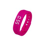 FHGSPQWM Fitness Wristband Round Color Display Step Meter Calorie Observer Quiet Beating Alarm Music Reiteration Weather Alert For Daily Use Gym Sleep Friendly Intelligent Group With Alarm