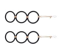 FHGSPQWM Flexible Snake Climbing Rings Toy for Small Pet Exercise Play Training with Safe Hanging Design Cage Decor Interaction Snake Toy