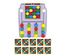 FHGSPQWM Four Color Chess Chess Educational Puzzle Game for Early Learning and Cognitive Skill Building Training Activity with Memory Challenge Features