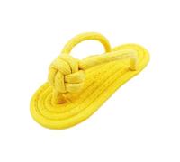 FHGSPQWM Handmade Braided Cotton Rope Dog Toy Slipper for Small Puppies Chew Resistant Dentals Cleaning Teeth Healths Playing Fun Washable Toy