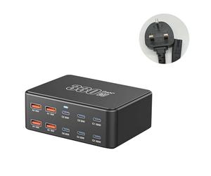 FHGSPQWM High Efficiency 330W THREE Charging Point 10 Port USB CREATE Fast Device Efficient Power Regulation THREE Technology USB CREATE Charging Point