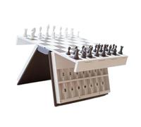 FHGSPQWM Innovative Book Styles Folding Chesses Set Practical Design for Travel Storage Educational Chesses Game for All Ages Friendly Chess Game