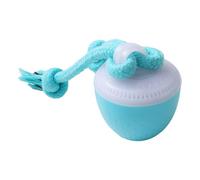 FHGSPQWM Interaction Dog Teething Squeaky Ball Toy Automatic Moving Rope Ball for Indoor Breeds Stress Reduce Fun Teething