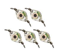 FHGSPQWM LED Underwater Fishing Light Small Fishes Eye LED Light Attractants Lures for Night Angling Freshwater Saltwater Eye Shape Baits