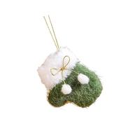 FHGSPQWM Lovely Boot Glove Styles Felt Christmas Ornaments with Hanging Ropes Small Joyful Tree Wall Window Decors Upgrades Small Joyful Boot Ornament