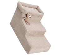 FHGSPQWM Lovely Pet Stair with Plush for Home Decoration Fun Climbing to Sofa Bed Durability Light Weight Stable Dog Stair