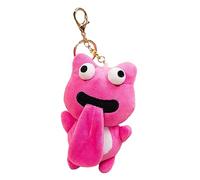 FHGSPQWM Lovely Plush Frog Doll Keychains Sticking Out Tongue Attraction Toy Backpack Charm Funny Keychain Pendant Lovely Keychains Big Eyes Doll Sticking Out Tongue Attraction Toy Pendant