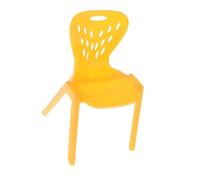 FHGSPQWM Miniature Back Chair Model Figure for Doll House Scene Setting Perfect for Kids Role Playing Game and Imaginative Play Simulation Chair