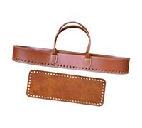 FHGSPQWM Modern Artisanal PU Leather Crossbody Bag Multiple Compartment Planner Ergonomic Plan Outdoor Tasks European Fashion Interlaced Thread Purse