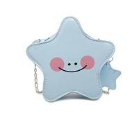 FHGSPQWM Modern Star Plan Tiny Crossbody Purse Permanent PU Leather Thin Building Slide Ending for Teens Adults Lovely Tiny Purse