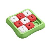 FHGSPQWM Multicolor Dog Intelligence Board Toy with Secret Treat Compartments Colorful 9 Grids Puzzle