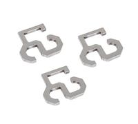 FHGSPQWM Multifunction Stainless Steel Cord Adjuster for Camping Gear Backpacking Equipment and Shelter Setups Simple Installation Rope Tensioner Clip