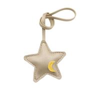 FHGSPQWM Multipurpose Star Shaped PU Leather Keychain Pendant for Bag Charm Car Decoration Fashion Accessory Decorative Star